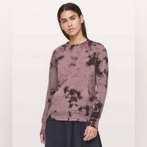 Lululemon purple shibori scuba pullover